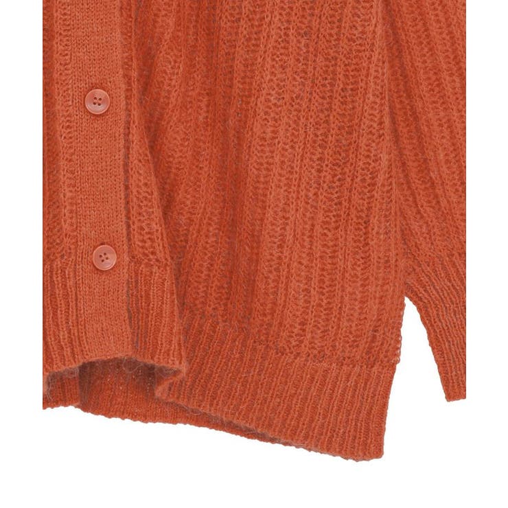 シアーニットVネックカーディガン | Green Parks  | 詳細画像47 