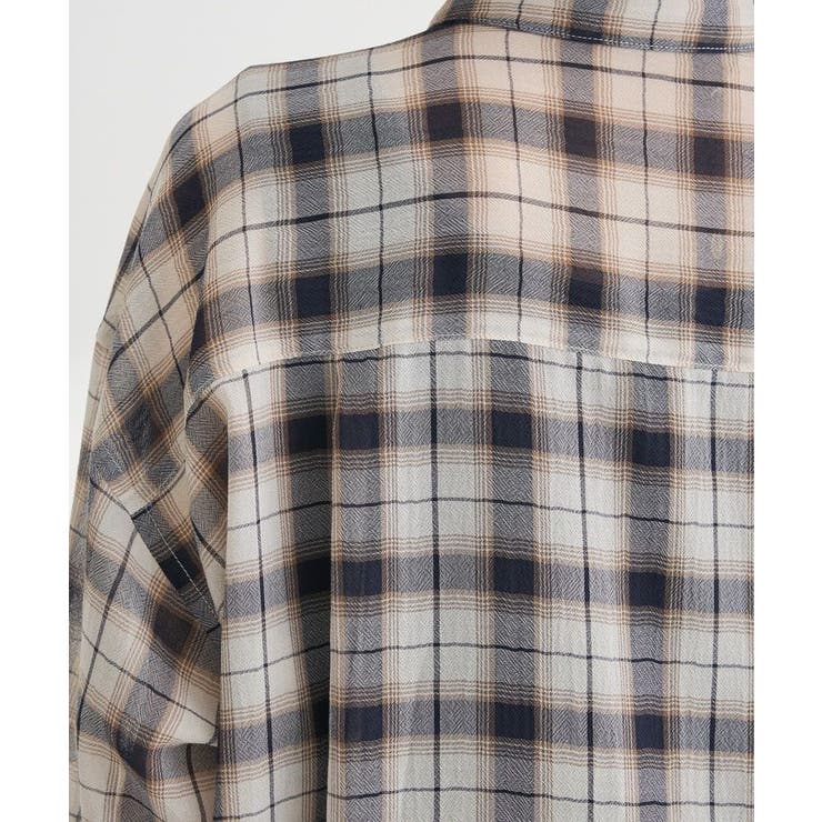 カシュクールシアーシャツ | Green Parks  | 詳細画像10 