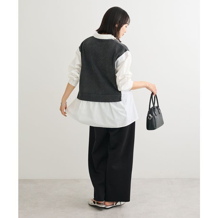 カットモールドッキングシャツチュニック | Green Parks  | 詳細画像20 