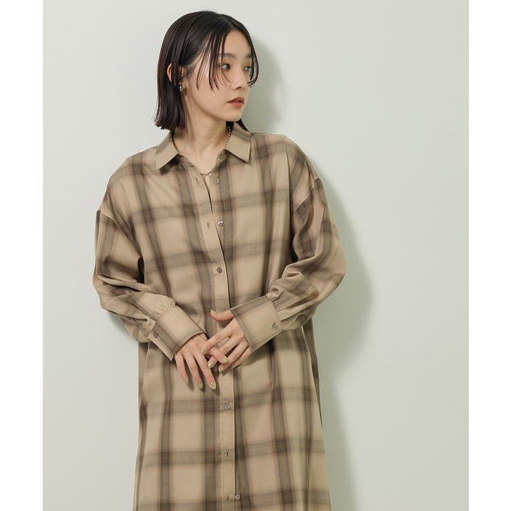 ロングシャツワンピース | Green Parks  | 詳細画像13