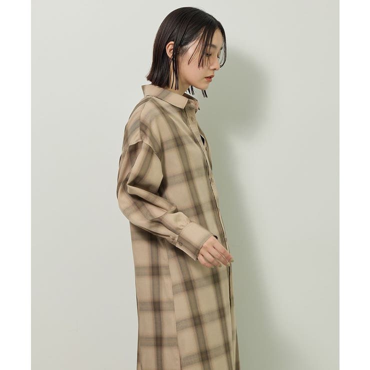 ロングシャツワンピース | Green Parks  | 詳細画像14