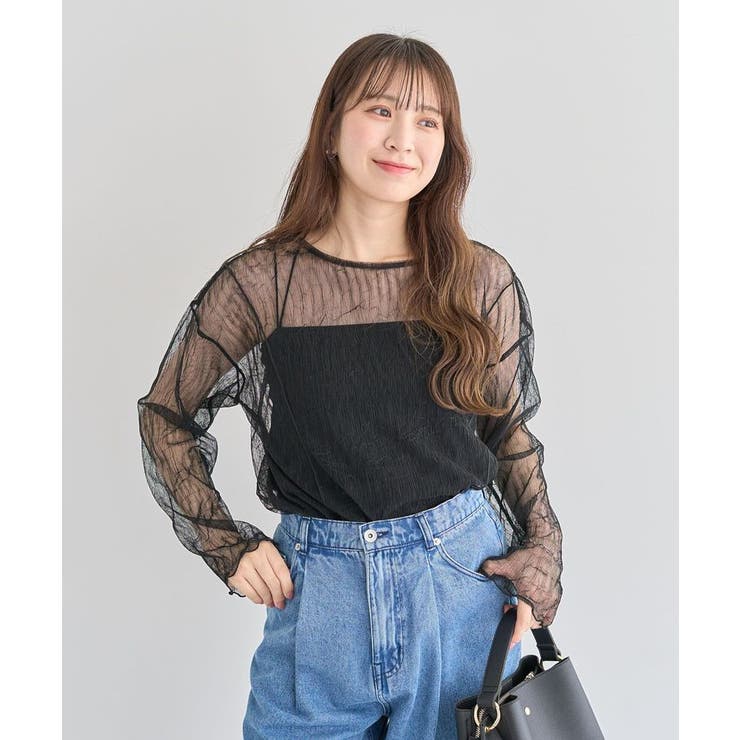 ブラック | シアークラッシュプルオーバー | Green Parks 