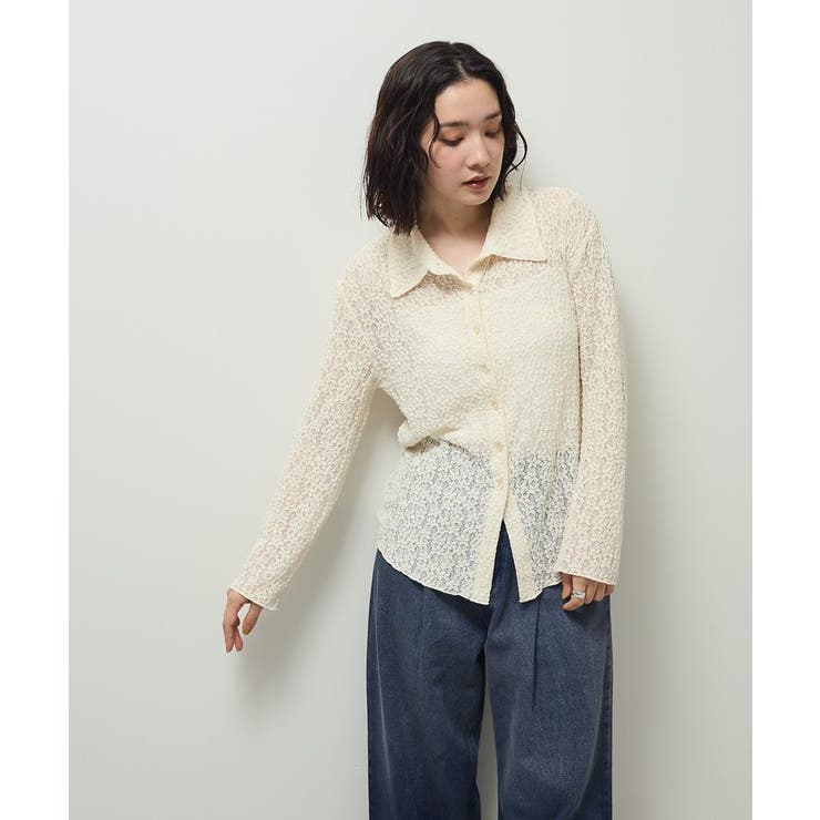 カットレースシャツプルオーバー | Green Parks  | 詳細画像16 