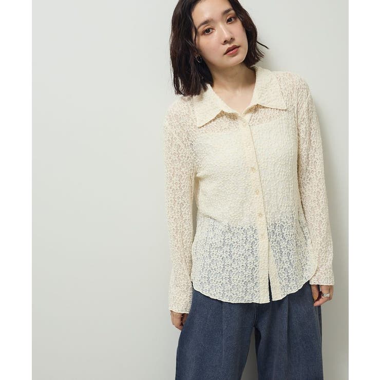 カットレースシャツプルオーバー | Green Parks  | 詳細画像17 