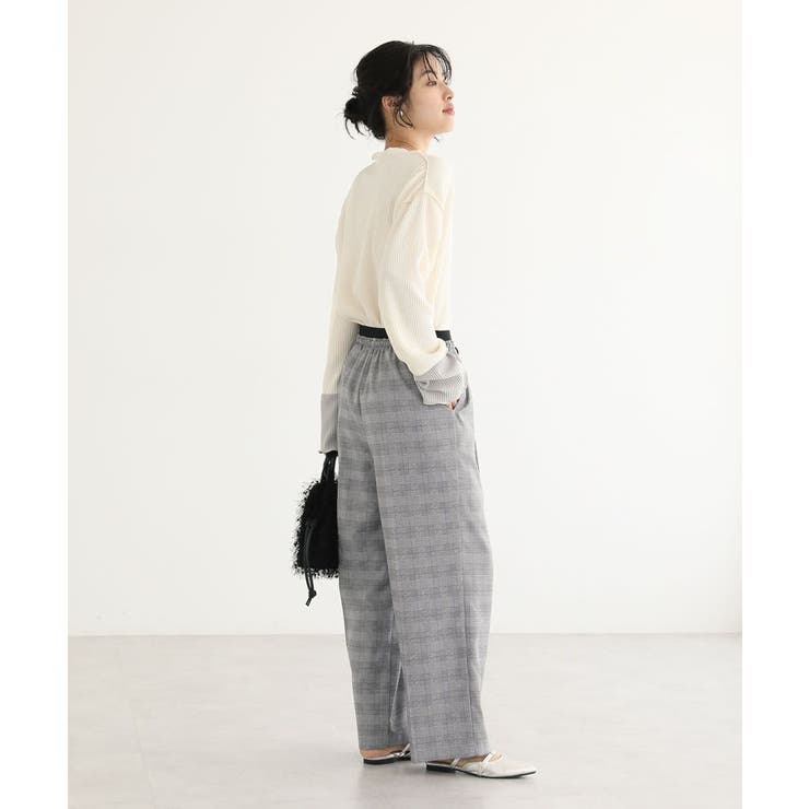 ウエストレイヤードワイドパンツ | Green Parks  | 詳細画像6 