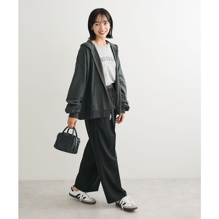 ウエストレイヤードワイドパンツ | Green Parks  | 詳細画像10 