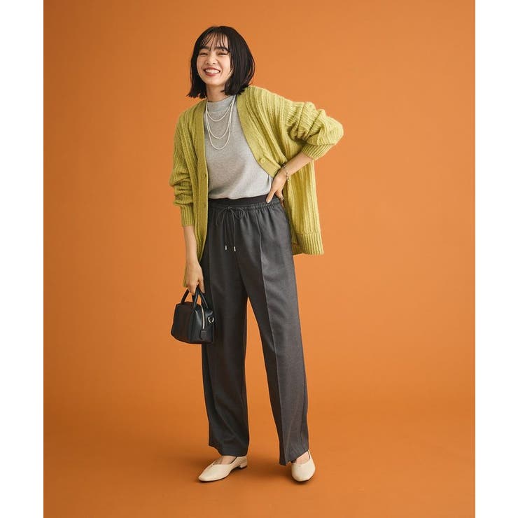 ウエストレイヤードワイドパンツ | Green Parks  | 詳細画像11 