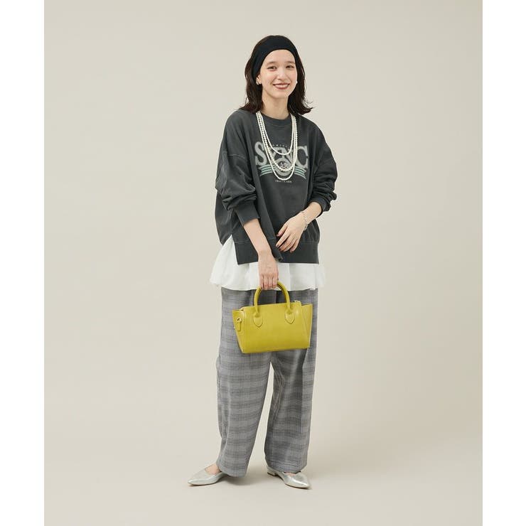 ウエストレイヤードワイドパンツ | Green Parks  | 詳細画像12 