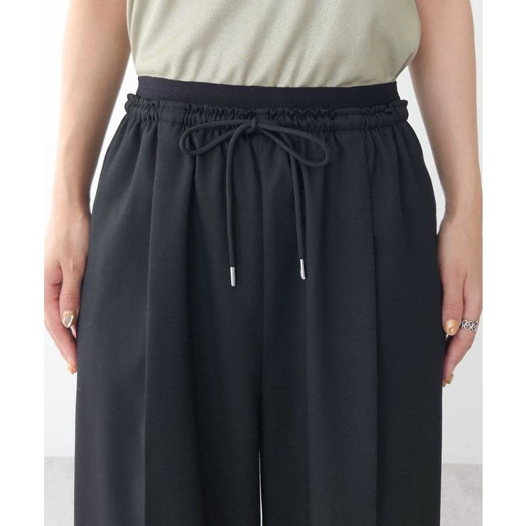 ウエストレイヤードワイドパンツ | Green Parks  | 詳細画像17 