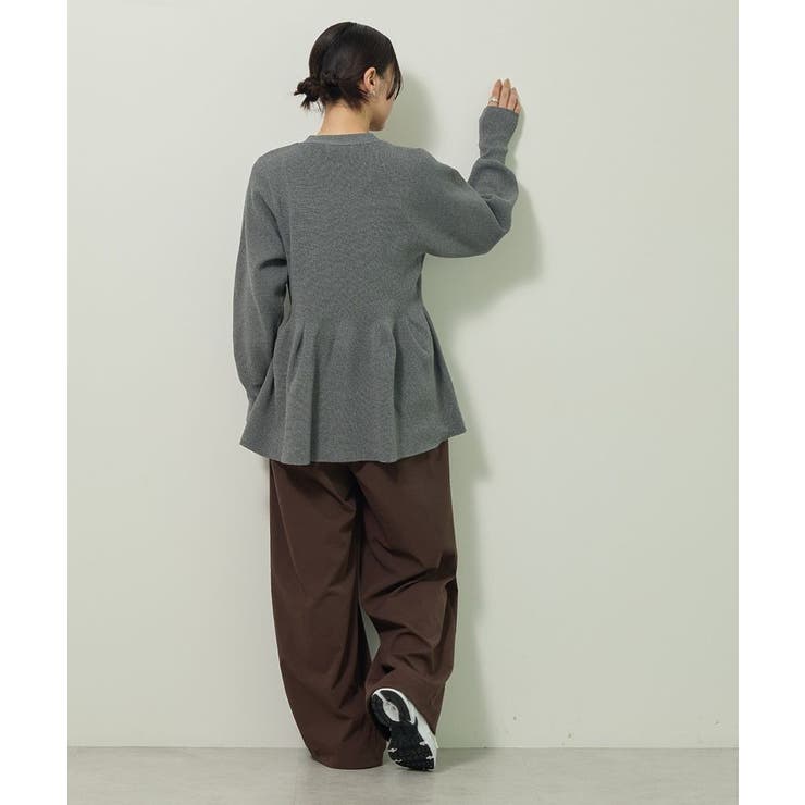 金釦ペプラムニットカーディガン | Green Parks  | 詳細画像14 