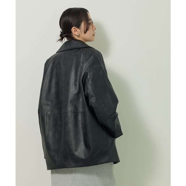 フェイクレザージャケット | Green Parks  | 詳細画像7 