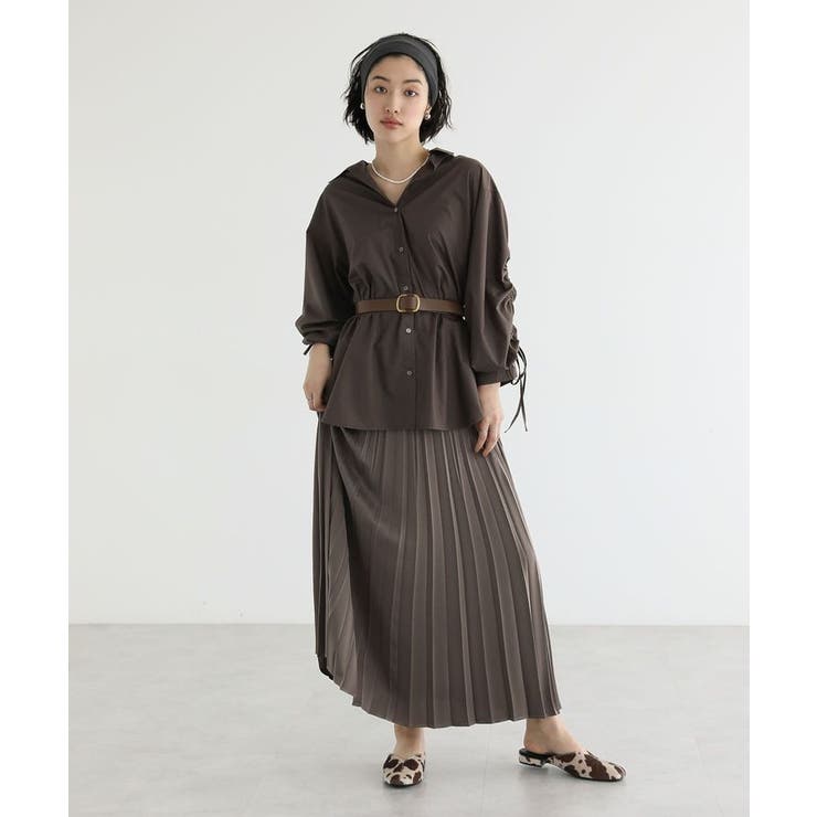 イージーケア袖シャーリングシャツ | Green Parks  | 詳細画像15 