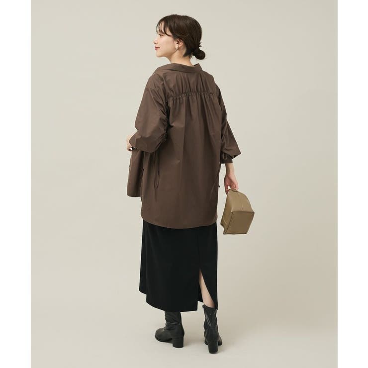 イージーケア袖シャーリングシャツ | Green Parks  | 詳細画像31 