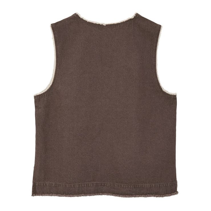 フリンジ付きデニムベスト | Green Parks  | 詳細画像27 