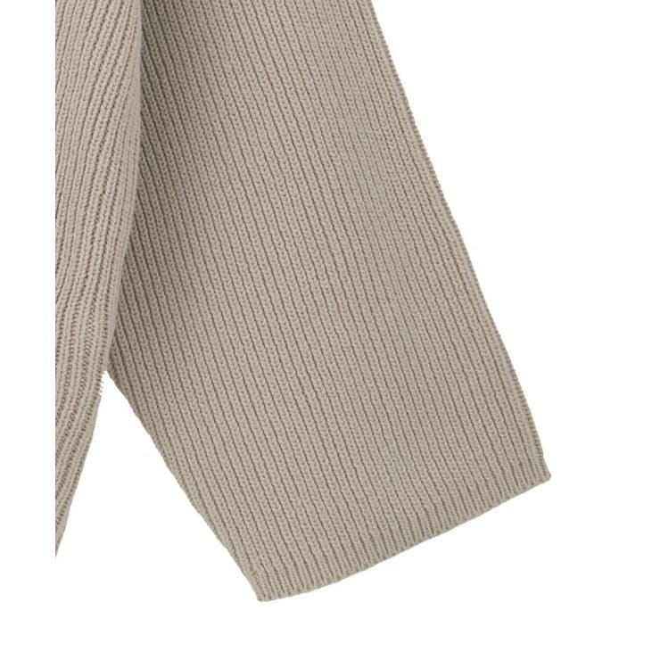 リブ切替Vネックニットプルオーバー | Green Parks  | 詳細画像23 