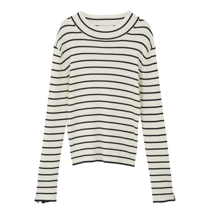 袖口金釦リブニットプルオーバー | Green Parks  | 詳細画像52 