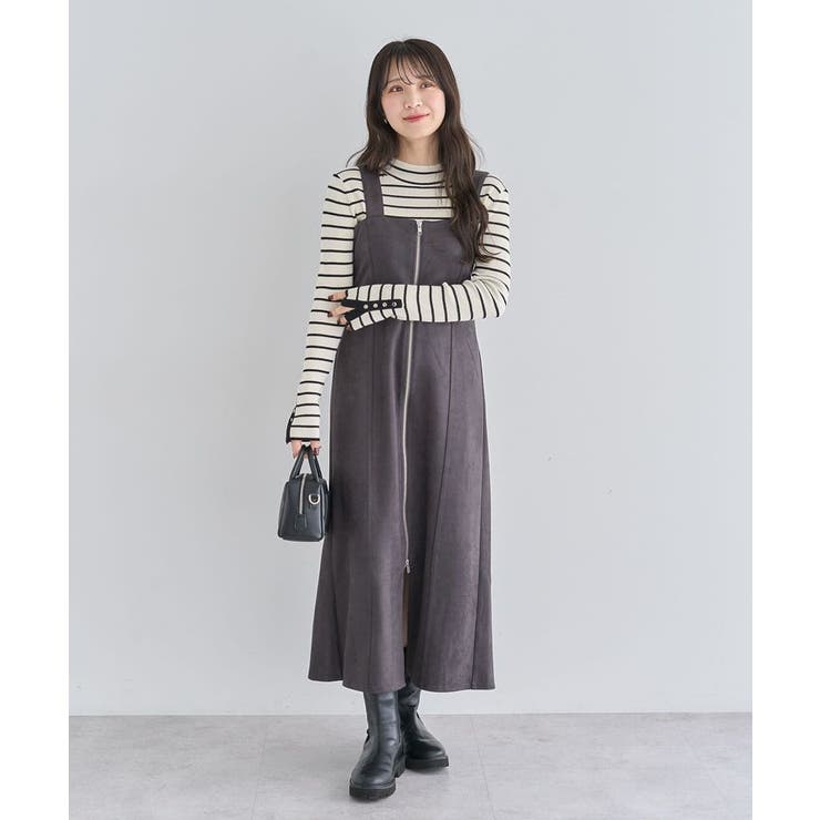 袖口金釦リブニットプルオーバー | Green Parks  | 詳細画像36 