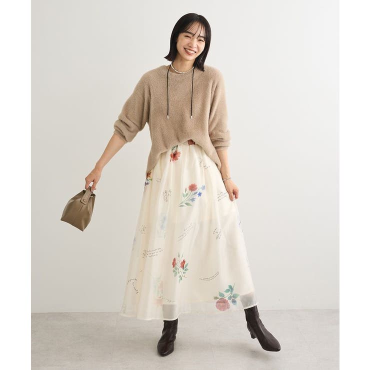 シャギークルーネックニットプルオーバー | Green Parks  | 詳細画像18 