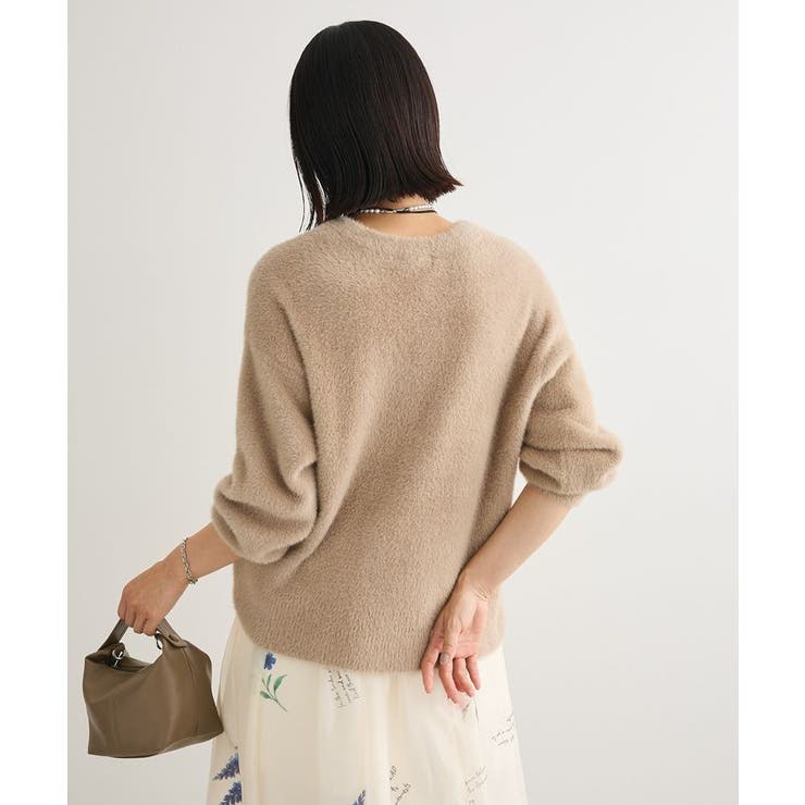 シャギークルーネックニットプルオーバー | Green Parks  | 詳細画像22 