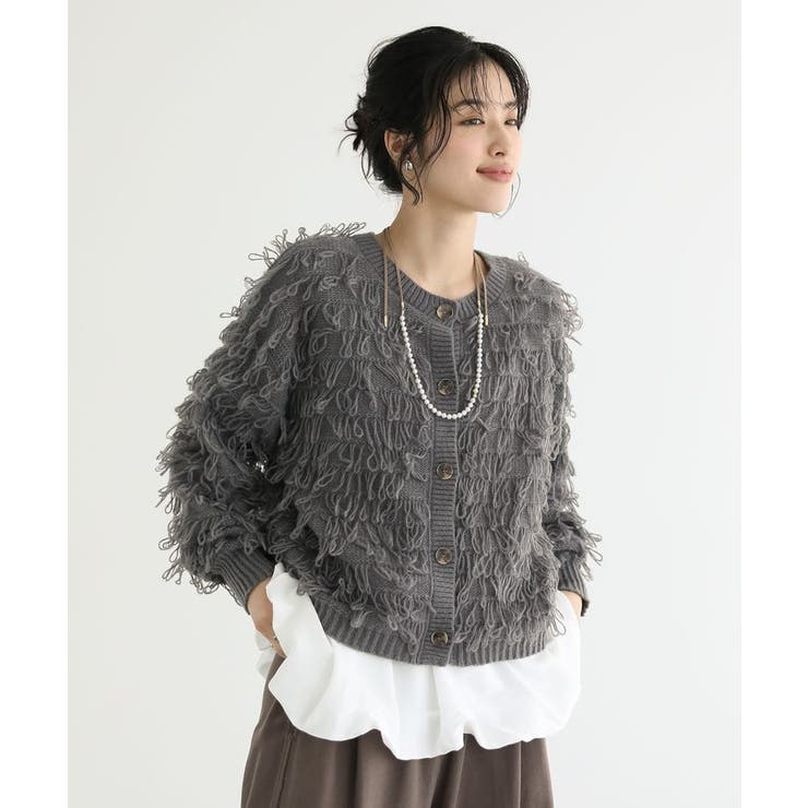 ループニットカーディガン | Green Parks  | 詳細画像18 