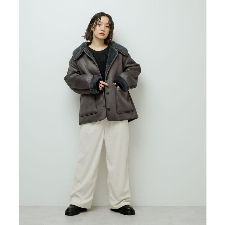 フェイクムートンジャケット | Green Parks  | 詳細画像2 