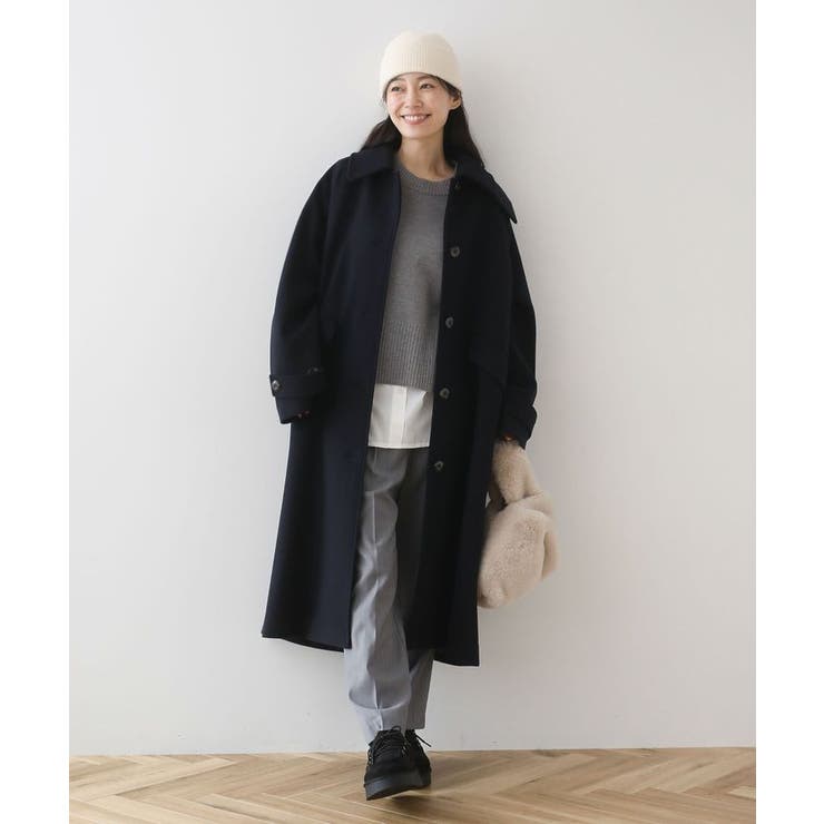 2WAYステンカラーロングコート | Green Parks  | 詳細画像1 