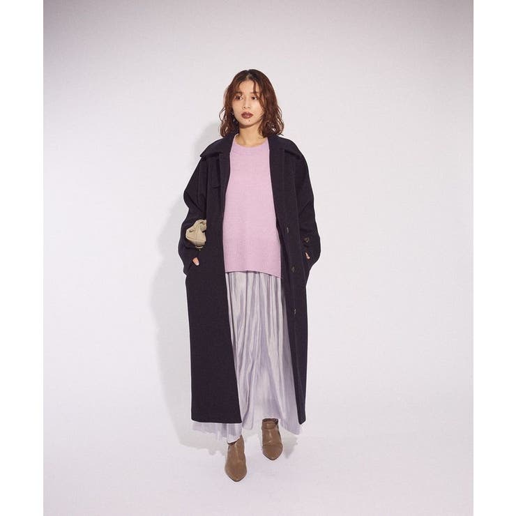 2WAYステンカラーロングコート | Green Parks  | 詳細画像9 