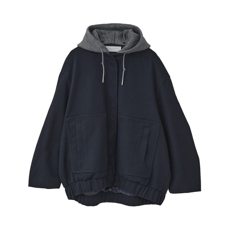 ニットフード付きウーリーブルゾン | Green Parks  | 詳細画像52 