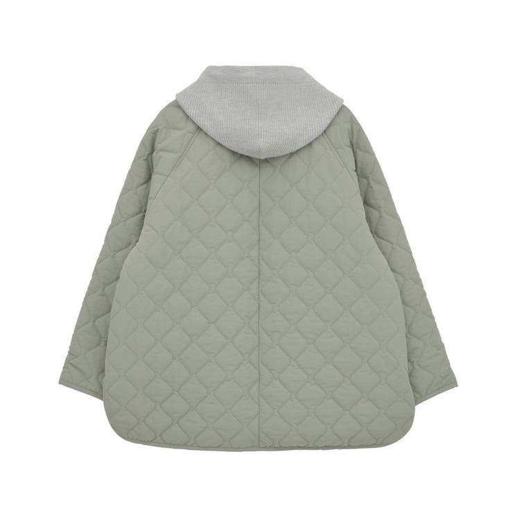 2WAYニットフードキルティングブルゾン | Green Parks  | 詳細画像22 