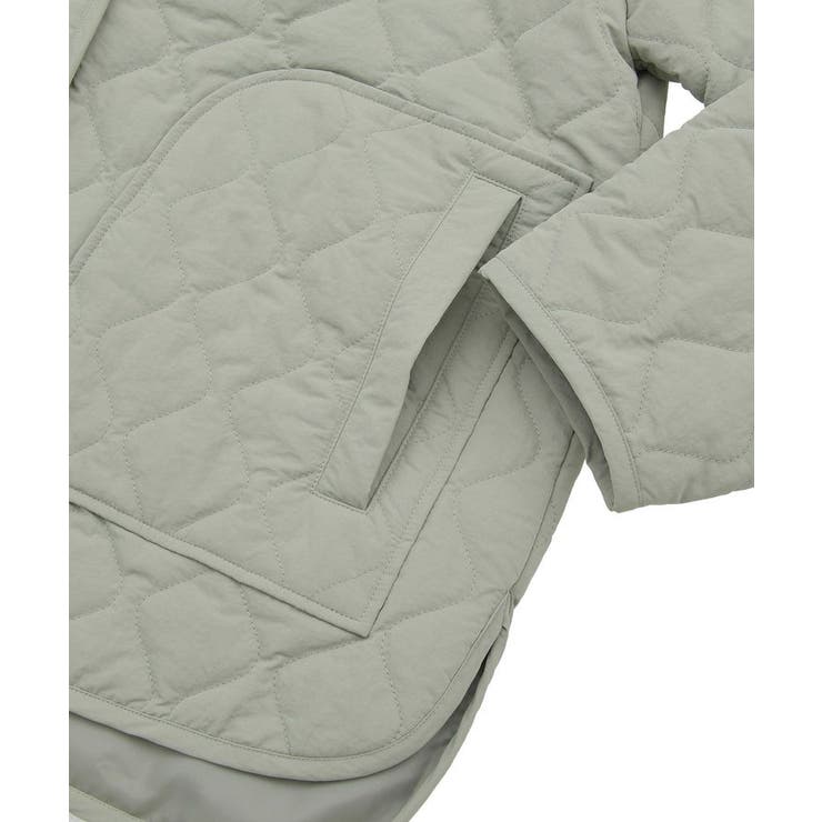 2WAYニットフードキルティングブルゾン | Green Parks  | 詳細画像25 