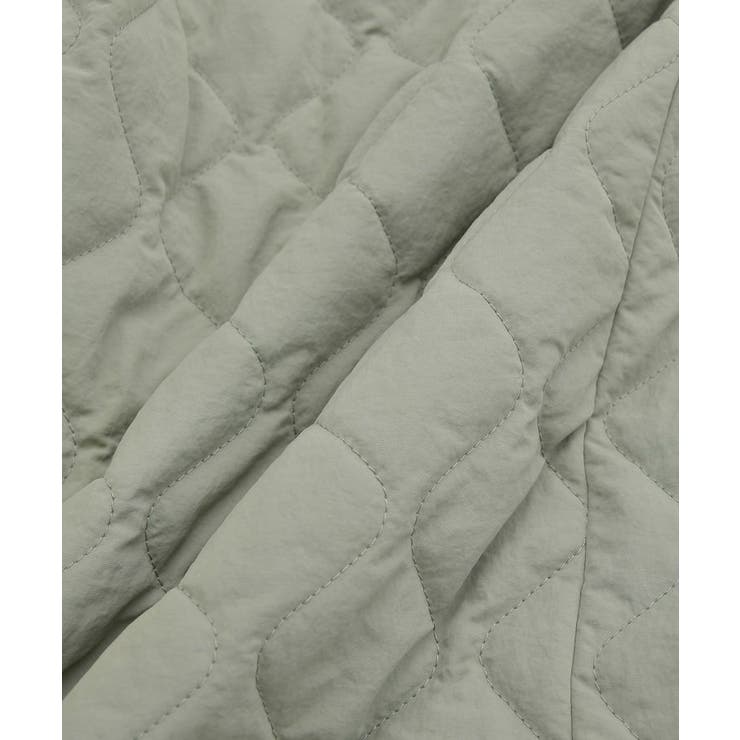 2WAYニットフードキルティングブルゾン | Green Parks  | 詳細画像30 