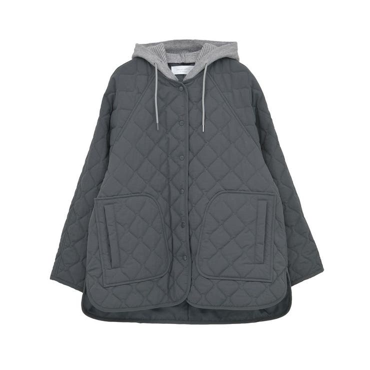 2WAYニットフードキルティングブルゾン | Green Parks  | 詳細画像33 