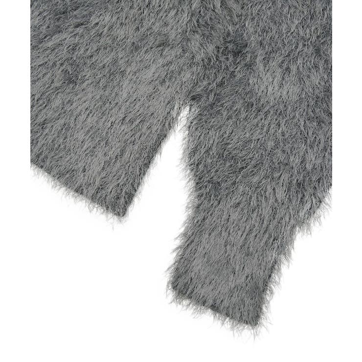 シャギーVネックカーディガン | Green Parks  | 詳細画像36 