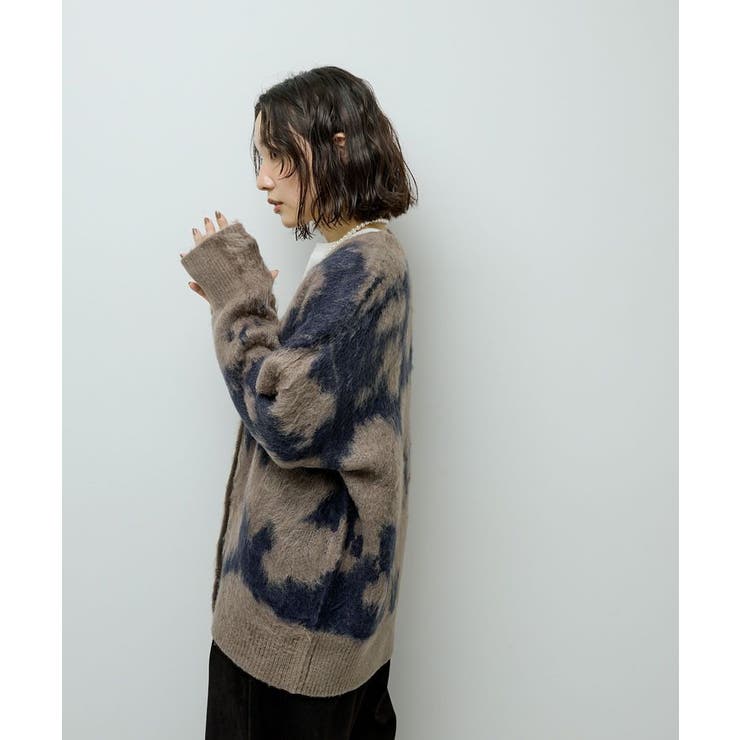 アニマル柄カーディガン | Green Parks  | 詳細画像7 