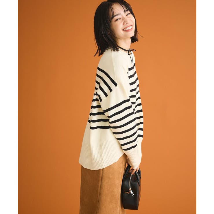 ボーダー | ふわもっちニットプルオーバー | Green Parks