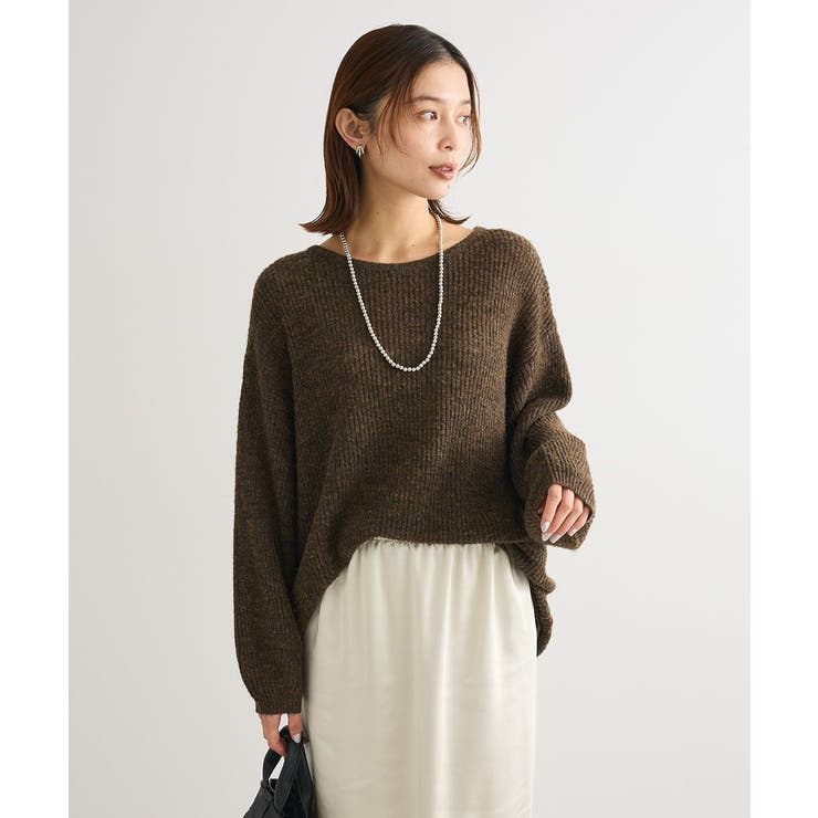 シアーゆったりニットプルオーバー | Green Parks  | 詳細画像11 