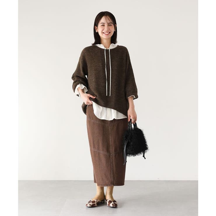 シアーゆったりニットプルオーバー | Green Parks  | 詳細画像18 