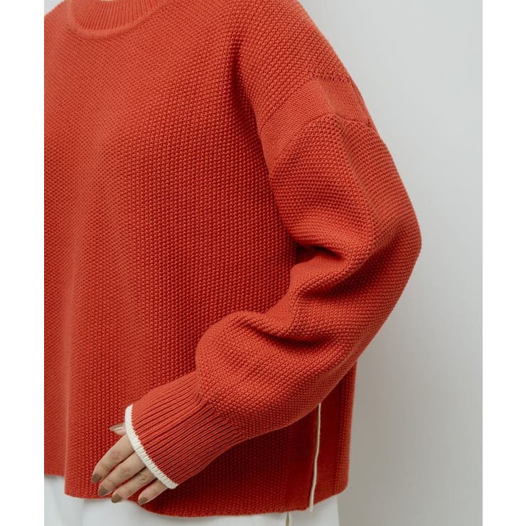 かのこ編モックネックニットプルオーバー | Green Parks  | 詳細画像11 