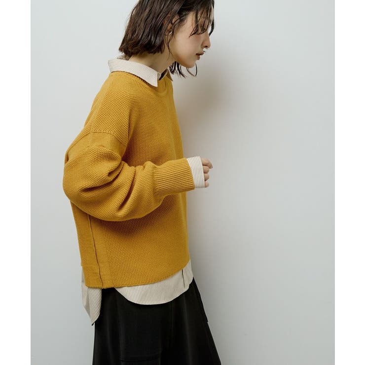 かのこ編モックネックニットプルオーバー | Green Parks  | 詳細画像17 