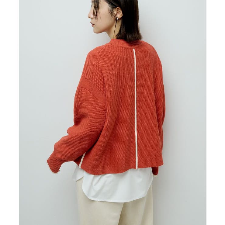 かのこ編モックネックニットプルオーバー | Green Parks  | 詳細画像8 