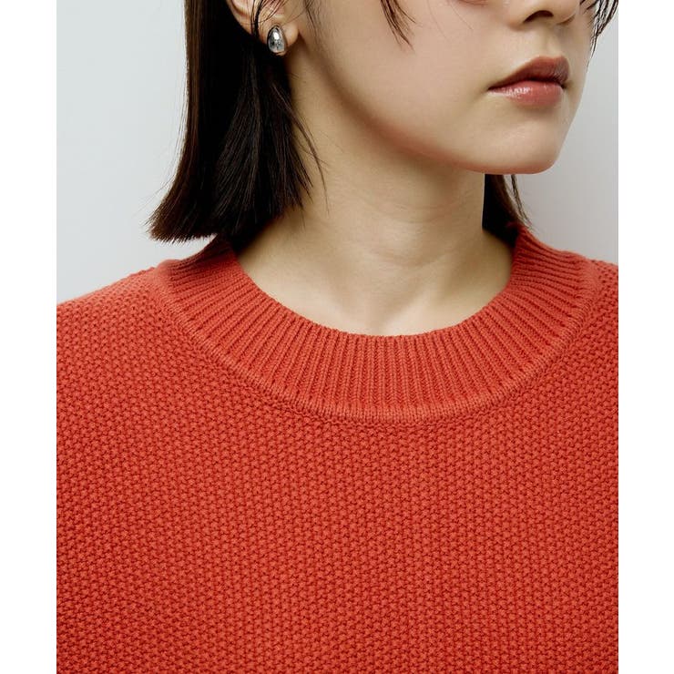 かのこ編モックネックニットプルオーバー | Green Parks  | 詳細画像9 