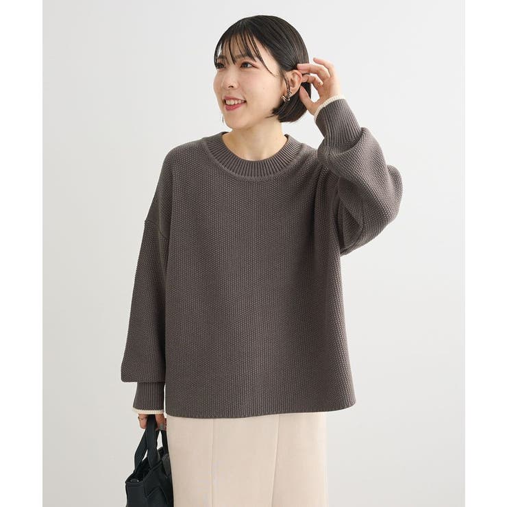 かのこ編モックネックニットプルオーバー | Green Parks  | 詳細画像35 