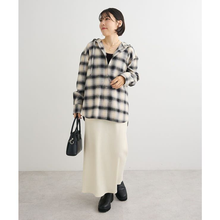 ネルチェックフードシャツ | Green Parks  | 詳細画像22 