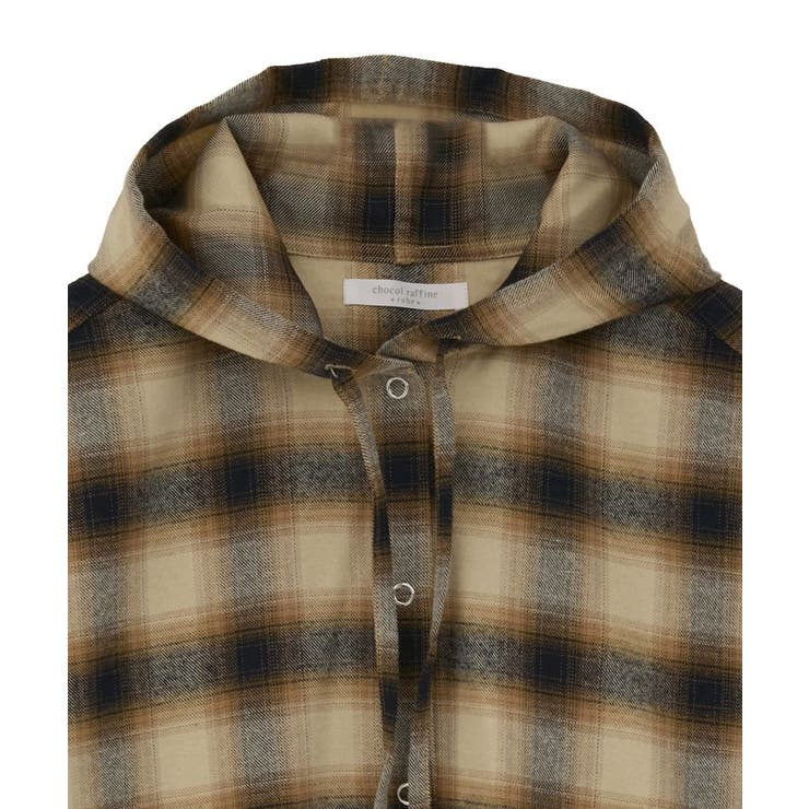 ネルチェックフードシャツ | Green Parks  | 詳細画像26 