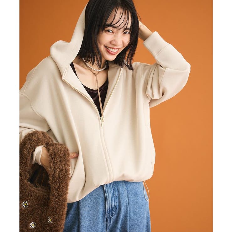 ライトベージュ | ダンボールZIPパーカー | Green Parks 