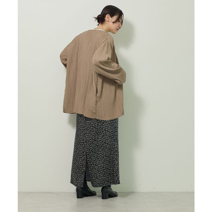 すっきり見えシルエットサテンナロースカート | Green Parks  | 詳細画像4 