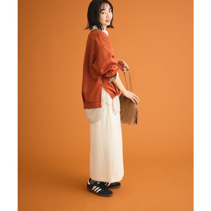 楽ちんシャギーIラインスカート | Green Parks  | 詳細画像4 