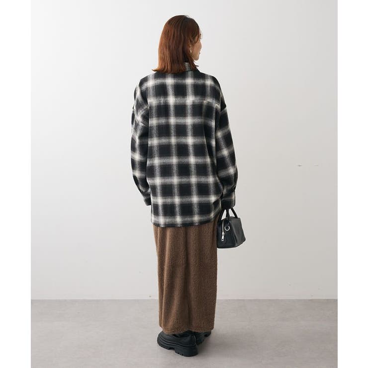 楽ちんシャギーIラインスカート | Green Parks  | 詳細画像12 