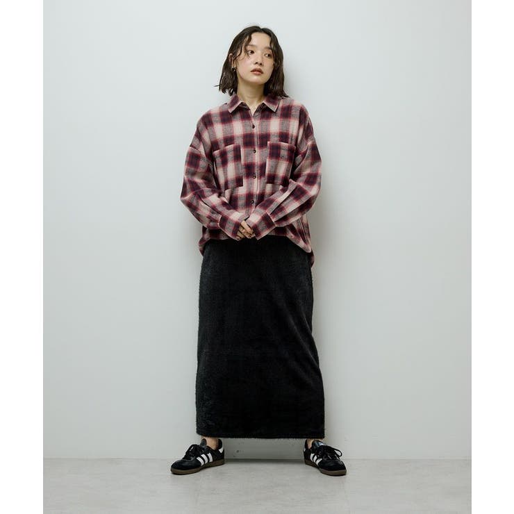 楽ちんシャギーIラインスカート | Green Parks  | 詳細画像5 