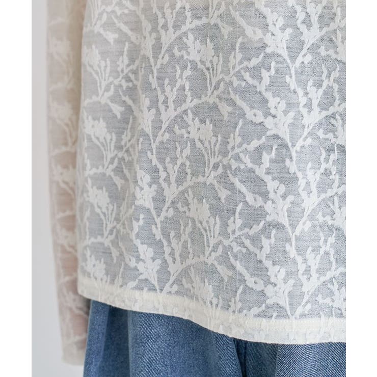 レースハイネックプルオーバー | Green Parks  | 詳細画像12 